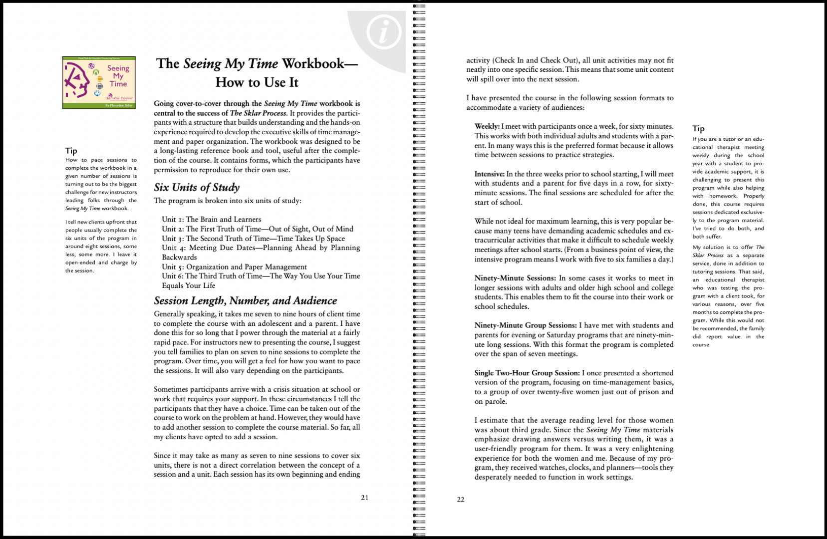 Seeing My Time Instructor's Manual