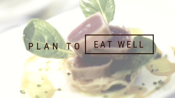 Plan to eat week - executive function tip