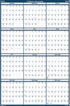 12-Month Laminated Wall Calendar