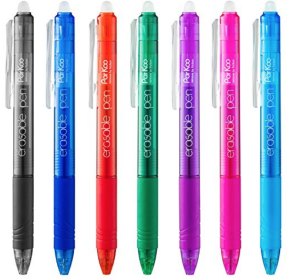Erasable Color Gel Pens