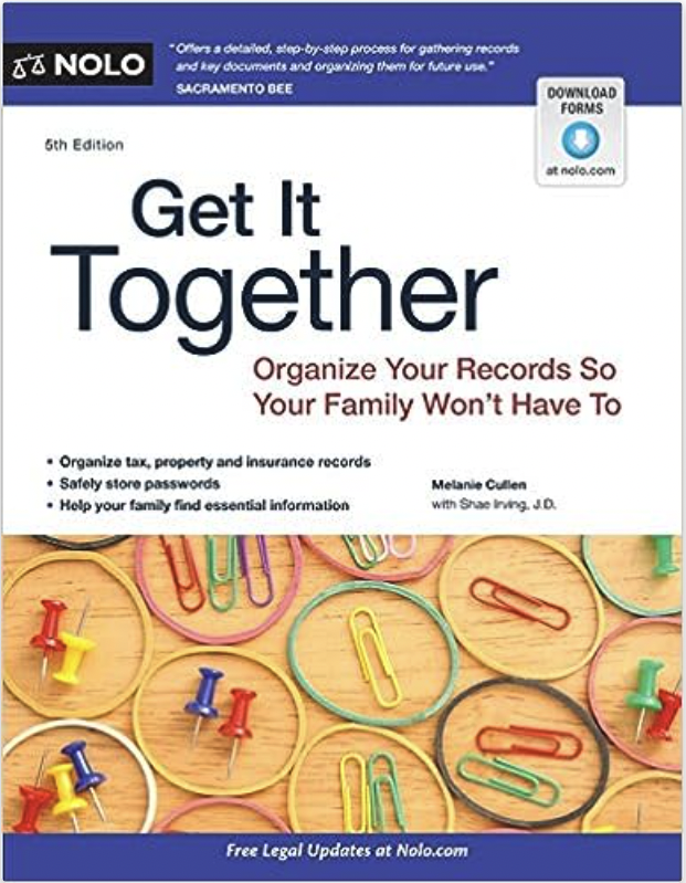 Get it together to organize your records so your family wont have to