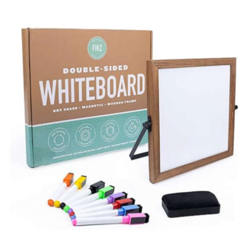 Desktop Magnetic Dry Erase Whiteboard with Stand