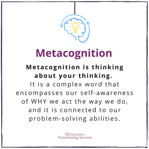 What is Metacognition? Definition provided here in text form