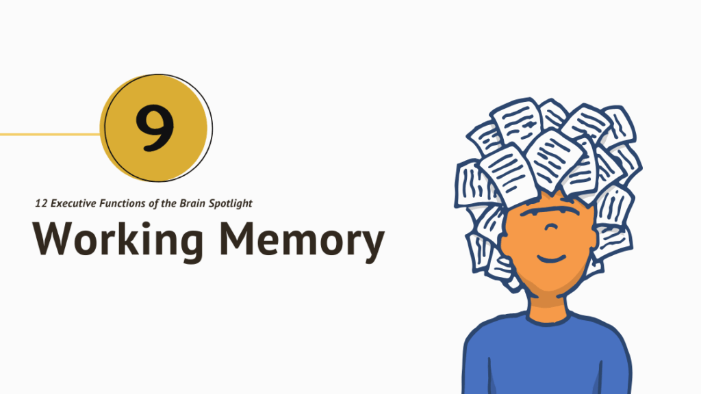 Cover image for Executive Function Spotlight series: #9: Working Memory