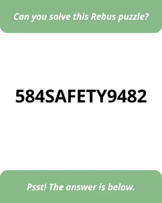 Scroll down for the answer. ??
.?
.?
.?
.?
.?
.?
.?
.?
.?
.?
.?
.?
.?
.?
.?
.?
.?
.?
.?
Safety in numbers. Did you get it?? ?