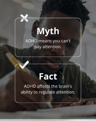 It's October, which means it's ADHD Awareness Month, and myths like this one are exactly why it exists.?
?
Here's what's actually happening: ?
?
? ADHD affects how the brain regulates attention. ?
?
Someone with ADHD might struggle to focus on one task and then get completely absorbed in another, sometimes without even noticing the switch happened. The attention is there. The regulation is the hard part.?
?
Understanding the why behind a struggle is where real support starts. Once you know what's actually happening in the brain, you can find tools that work with it instead of against it.?
?
What's a task that pulls you into hyperfocus? Tell me below. ?